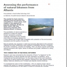 Publication of the article « Selenizza - Natural bitumen of Albania: high performing additive 