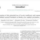 The potential use of vegetable oils-modified natural bitumen as binders for asphalt pavement design