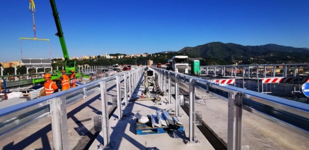 Top News GENOVA BRIDGE starting works Mastic Asphalt  with CISA ASFALTI  and SELENIZZA Natural bitum