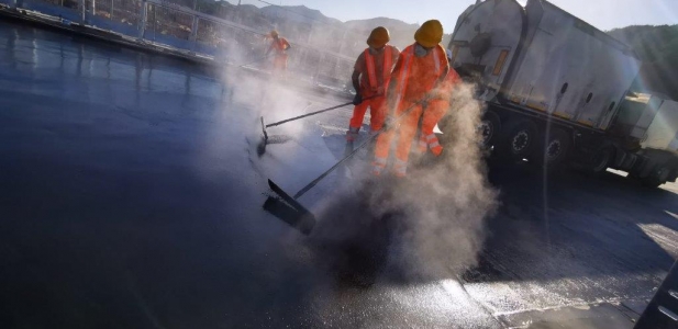 Top News GENOVA BRIDGE starting works Mastic Asphalt  with CISA ASFALTI  and SELENIZZA Natural bitum