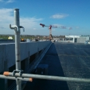 Parking with access ramp area North France