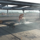 Ongoing construction works in Serravalle Village - Italy