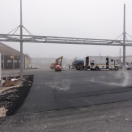 High Mix Asphalt Tramway station Dijon France 