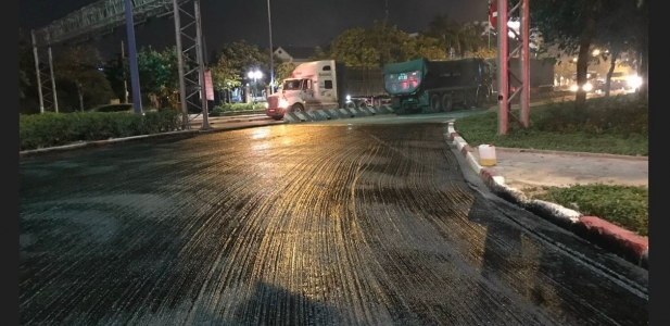Travaux routiers au Vietnam, Ho Chi Minh City