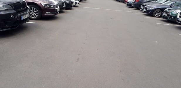 Parking area in OZAS shopping mall - Vilnius