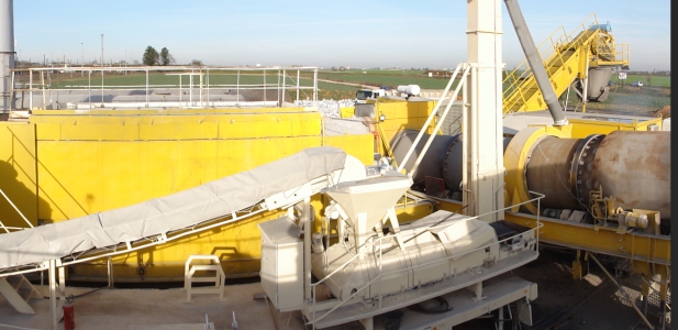 High Mix Asphalt Tramway station Dijon France 