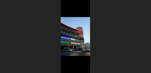 Parking area in OZAS shopping mall - Vilnius